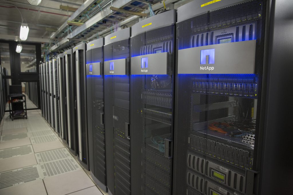 Picture of server room.