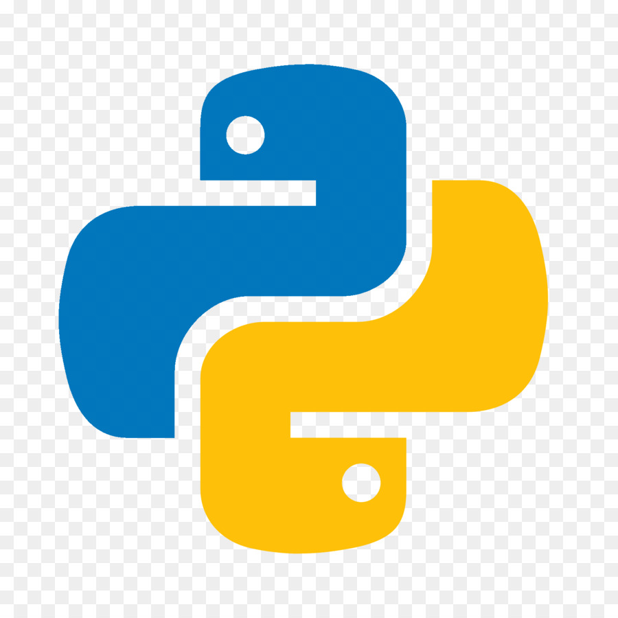 Python 3 Icon. Two squiggles with eyes, almost like a yin-yang, one blue and one yellow. They are meant to represent snakes.