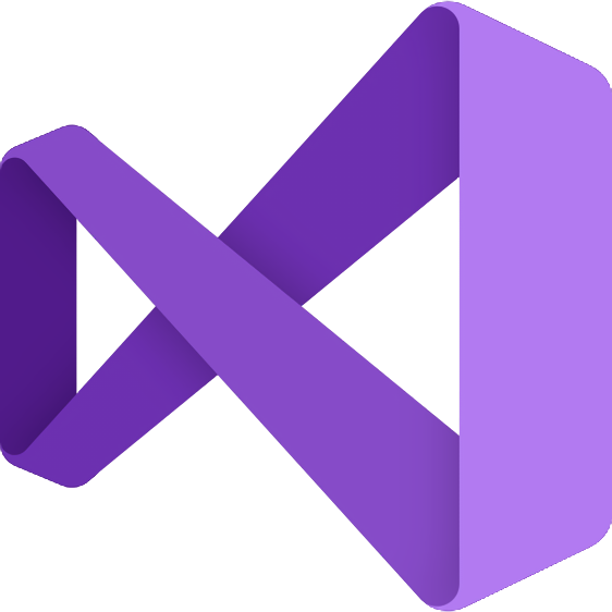 The Microsoft Visual Studio CE icon. A purple figure-8 shape on its side, with straight edges, like a bow.